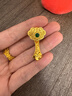 潮宏基 如意臻鎖足金擺件古法鎏彩黃金吊墜收藏投資金生日禮物女 計價(jià) 黃金擺件/吊墜(一款兩用，不含繩) 10.45克 曬單實(shí)拍圖
