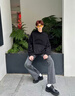 馬克華菲牛仔褲男士春秋季美式潮牌寬松直筒工裝闊腿休閑長(cháng)褲 灰色  XL 曬單實(shí)拍圖
