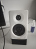 漫步者（EDIFIER）N300 無線藍牙桌面電腦音響 家用有源桌面2.0音箱 精致小巧HIFI音質(zhì)雙金標認證情人節(jié)禮物 絲綢白+音頻線+腳墊 曬單實拍圖