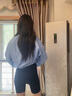 婷美收腹提臀體雕衣雙重收腹抑菌底檔免穿內褲美體塑身連體衣 黑色L 曬單實(shí)拍圖