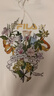 FILA 斐樂(lè )官方女子連帽衛衣2025春新款休閑舒適花朵刺繡針織上衣 淺米白色-IV L (170) 88A 曬單實(shí)拍圖
