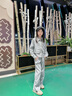 G.DUCKKIDS小黃鴨女大童洋氣春裝2025新款初中生學(xué)生衣服女孩假兩件襯衫套裝 花灰色 160 cm 建議身高145-155重70-80斤 曬單實(shí)拍圖