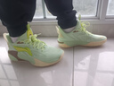 李寧童鞋兒童籃球鞋男大童風(fēng)影2.0 V2支撐回彈耐磨運動(dòng)鞋38YKBV032-17 曬單實(shí)拍圖