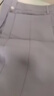 歐莎（OSA）高腰窄版OL職業(yè)垂感煙管西裝褲女通勤顯瘦直筒休閑褲子2025秋新款 藏藍色A S 曬單實(shí)拍圖