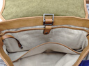 裘真【宋佳同款】植鞣羊皮信使雙肩包大容量上班通勤休閑背包新款 大象灰-大號 預售21天 曬單實(shí)拍圖