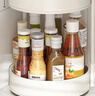 御仕家廚房雙層旋轉調料盒臺面調味品收納架油鹽醬醋轉盤(pán)調料置物架 360°旋轉雙層調料架 曬單實(shí)拍圖