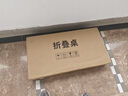 連理之木折疊桌電腦桌家用電競桌游戲桌學(xué)習桌簡(jiǎn)約書(shū)房書(shū)桌辦公桌長(cháng)條桌子 可折疊電腦桌黑色80*40*75cm 曬單實(shí)拍圖