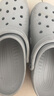 卡駱馳（crocs）洞洞鞋男鞋女鞋 經(jīng)典Clog一腳蹬穿沙灘鞋涼拖鞋 10001-1FT M9W11 曬單實(shí)拍圖