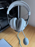 覓聲白羊座游戲耳機頭戴式有線(xiàn)帶麥電競專(zhuān)用電腦耳麥三角洲行動(dòng)3.5/usb接口虛擬7.1音效聲卡降噪麥克風(fēng) USB接口雪域白-贈耳機支架-集成星云聲卡芯片 曬單實(shí)拍圖