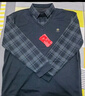 皮爾卡丹（pierre cardin）長(cháng)袖T恤男秋冬季上衣加絨加厚休閑假兩件打底衫 深灰加絨 2XL 曬單實(shí)拍圖
