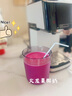 膳魔師（THERMOS）榨汁機原汁機渣汁分離小型國家補貼NFC果汁機家用大口徑全自動(dòng)多功能好清洗水果蔬菜大容量打汁機 【大屏AI變頻鮮榨】月光白 曬單實(shí)拍圖