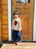 幼歌（YOUGE）嬰幼兒秋季新款全棉柔軟毛衣開衫寶寶親膚抗起球外套潮 灰色寶寶款 90 cm 曬單實拍圖