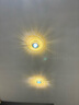 歐普（OPPLE）LED水晶筒燈嵌入式孔燈吊頂燈客廳過(guò)道玄關(guān)走廊 4.5瓦開(kāi)孔7-8.5cm 曬單實(shí)拍圖