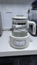 摩飛電器（Morphyrichards）恒溫水壺全玻璃養生壺家用燒水壺多段控溫電熱水壺極速風(fēng)冷沖奶泡奶機MR5602 1.2L 椰奶白 曬單實(shí)拍圖