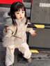 G.DUCKKIDS小黃鴨童裝女童毛毛領(lǐng)外套秋冬款2025新款寶寶冬季上衣小女孩冬裝 卡其【外套】 120 建議身高105-115cm 4-5周歲 曬單實(shí)拍圖