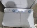 海爾（Haier）雙桶洗衣機半自動(dòng) 家用大件洗 12公斤大容量 一級能效省水電 以舊換新 雙缸 原廠(chǎng)品質(zhì)XPB120-81D2 曬單實(shí)拍圖