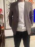 JASONWOOD高端品牌男裝針織開(kāi)衫男春秋新款含羊毛商務(wù)休閑寬松男士毛衣外套 黑色【現貨速達】 2XL 180 曬單實(shí)拍圖