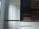 美的（Midea）首創(chuàng  )45cm超薄嵌入餐邊柜家用客廳冰箱左餐右廚大容量底部散熱十字四開(kāi)門(mén)國家補貼BCD-427WUSGPZM 曬單實(shí)拍圖