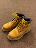 駱駝（CAMEL）【山澤】大黃靴男時(shí)尚馬丁靴男休閑工裝靴 L14W307636 土黃 42 曬單實(shí)拍圖
