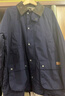 馬登工裝美式復古夾克Safari游獵裝上衣防水藍色vintage風(fēng)衣外套男秋 海軍藍 XL 曬單實(shí)拍圖