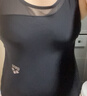 阿瑞娜aren阿瑞娜泳衣女士連體三角遮肚顯瘦溫泉海邊夏季游泳衣新5201黑 曬單實(shí)拍圖