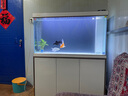 森森（SUNSUN）大型魚缸底過濾水族箱客廳家用落地玻璃生態(tài)金魚缸 【實(shí)時(shí)溫顯+燈控】珍珠白 1.2米長35cm寬 曬單實(shí)拍圖