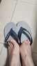 黑瑪（Hotmarzz）人字拖男新款純色拖鞋情侶百搭防滑耐磨居家拖鞋沙灘鞋夾腳涼鞋 灰色 42 (271mm) 曬單實(shí)拍圖