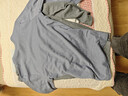 紅豆內衣男純棉抑菌秋衣秋褲男全棉緊密賽絡(luò )紡打底內衣 霧藍 曬單實(shí)拍圖