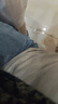 有棵樹(shù)女士棉莫代爾T恤衫打底衫女80S舒適透氣長(cháng)袖上衣白色內搭25年新款 曬單實(shí)拍圖