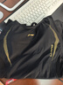 李寧（LI-NING）泳衣女專(zhuān)業(yè)訓練連體平角游泳衣女士時(shí)尚大碼泳裝011 黑金 L  曬單實(shí)拍圖