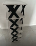小匠材簡(jiǎn)易鞋架家用門(mén)口小型收納鞋柜宿舍多層折疊架子黑色x型8層 曬單實(shí)拍圖