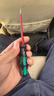 維拉（WERA）進(jìn)口一字型螺絲刀335德國平口防滑起子硬化刀頭穿心改錐接線(xiàn)端子 【0.6x3.5x100】銀色鍍層刀頭 曬單實(shí)拍圖