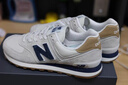 NEW BALANCE NB574復古潮流百搭拼接運動(dòng)休閑鞋 ML574LGI 灰色 41.5 (腳長(cháng)26cm) 曬單實(shí)拍圖