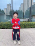 奧特曼衣服男童套裝春秋季2025新款兒童秋裝中小童寶寶帥氣衛衣褲兩件套 紅色 130 建議120-130cm7-8歲 曬單實(shí)拍圖