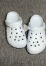 卡駱馳（CROCS）洞洞鞋貝雅男鞋女鞋輕便耐磨一腳蹬拖鞋休閑鞋|10126 卵石色-2V3 41 /42(260mm) 曬單實(shí)拍圖
