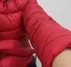 迷你巴拉兒童羽絨服男女童厚款保暖連帽棉服防風(fēng)保暖羽絨外套【防水透濕】 中國紅60648 【白鴨絨-1000+潔凈度】 140 【充絨量59.1g】 曬單實(shí)拍圖