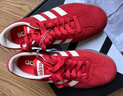adidas「T頭鞋」VL COURT復古休閑板鞋德訓鞋男女阿迪達斯輕運動(dòng) 淺猩紅/暖香草色/黃色   38 曬單實(shí)拍圖