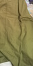 森馬（Semir）半身裙女磨毛純色A字長(cháng)裙簡(jiǎn)約百搭秋季純棉寬松傘裙顯瘦潮流 豆沙綠40065 L 曬單實(shí)拍圖