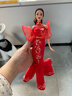 芭比（Barbie）女孩娃娃收藏-芭比中國新年系列之梅韶昕華禮盒裝JBJ11 曬單實(shí)拍圖
