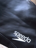速比濤（Speedo）泳帽經(jīng)典硅膠涂層三層面料柔軟舒適游泳帽 黑色 曬單實(shí)拍圖