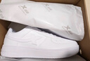 特步（XTEP）【國潮】女鞋板鞋空軍一號夏季鞋子休閑鞋情侶運動(dòng)鞋小白鞋 新白色-男（新版） 41 曬單實(shí)拍圖