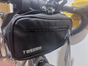 塔斯隊長(cháng)（TOSUOD）自行車(chē)騎行包車(chē)頭掛包梁包山地公路車(chē)防水儲物車(chē)把包多功能車(chē)前包騎行裝備配件 黑色-多用途車(chē)頭包 曬單實(shí)拍圖