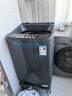 志高（CHIGO）全自動(dòng)洗衣機波輪宿舍迷你小型家用洗烘一體智能洗脫一體機 6.5KG玄武灰【主銷(xiāo)特惠+智能風(fēng)干+強動(dòng)力電機】 曬單實(shí)拍圖