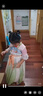 安妮優(yōu)兒中秋節女童漢服中國風(fēng)超仙連衣裙2025裙子古風(fēng)兒童古裝 綠色 120 曬單實(shí)拍圖