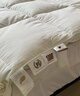 LOVO羅萊A類(lèi) 95%昆侖白鵝絨羽絨被 冬被 1000g填充200*230cm 白色 曬單實(shí)拍圖