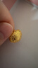 老廟黃金吊墜寶寶滿(mǎn)月金飾品平安百福小鎖包周歲生日禮物 曬單實(shí)拍圖