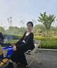 名橙低圓領(lǐng)T恤女秋季純色簡(jiǎn)約時(shí)尚內搭彈力修身長(cháng)袖螺紋顯瘦打底上衣 黑色—【螺紋修身】 L 【適合105-120斤】 曬單實(shí)拍圖
