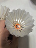 亞獅龍（RSL）羽毛球訓練比賽穩定耐打RSL7K號77速鴨毛12只/桶 曬單實(shí)拍圖
