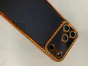 朵卡星宇橙色適用蘋(píng)果17手機殼16promax新iphone15Promax透明14全包11防摔13高級12鑲水鉆Air 電鍍-星宇橙色-鉆邊 iPhone17Pro 曬單實(shí)拍圖