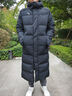 安踏（ANTA）六度芯羽絨服丨四防長(cháng)款過(guò)膝連帽保暖加厚款外套男女冬季棉服棉衣 基礎黑-3 L (男175) 曬單實(shí)拍圖